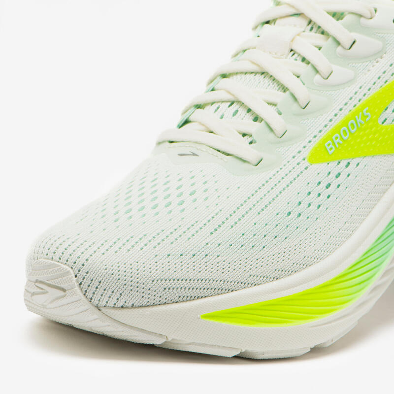 Încălțăminte de alergare, Brooks Ghost 17, alb galben, damă
