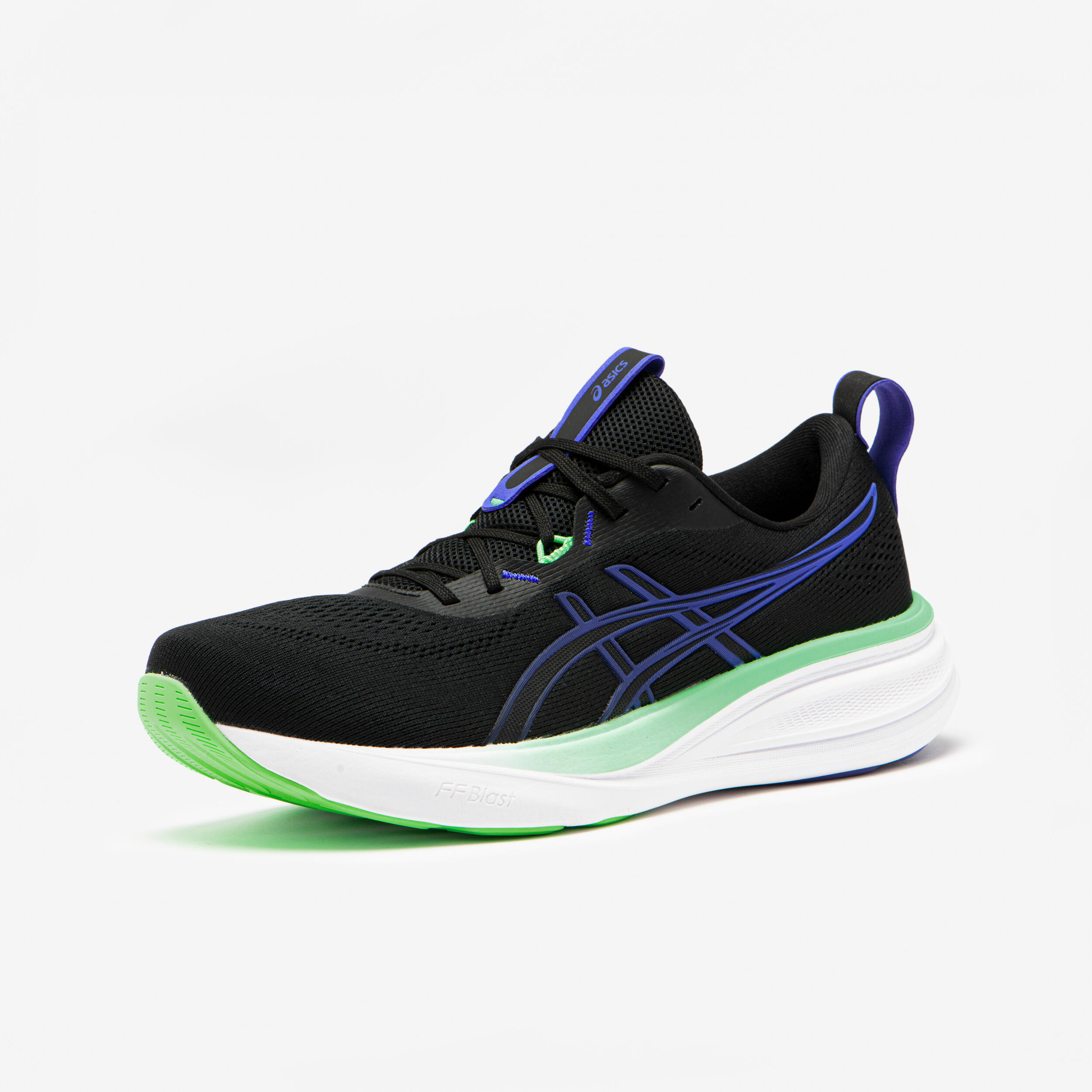 Herren-Laufschuh, Asics Gel Pulse 17 schwarz und grün 3/10
