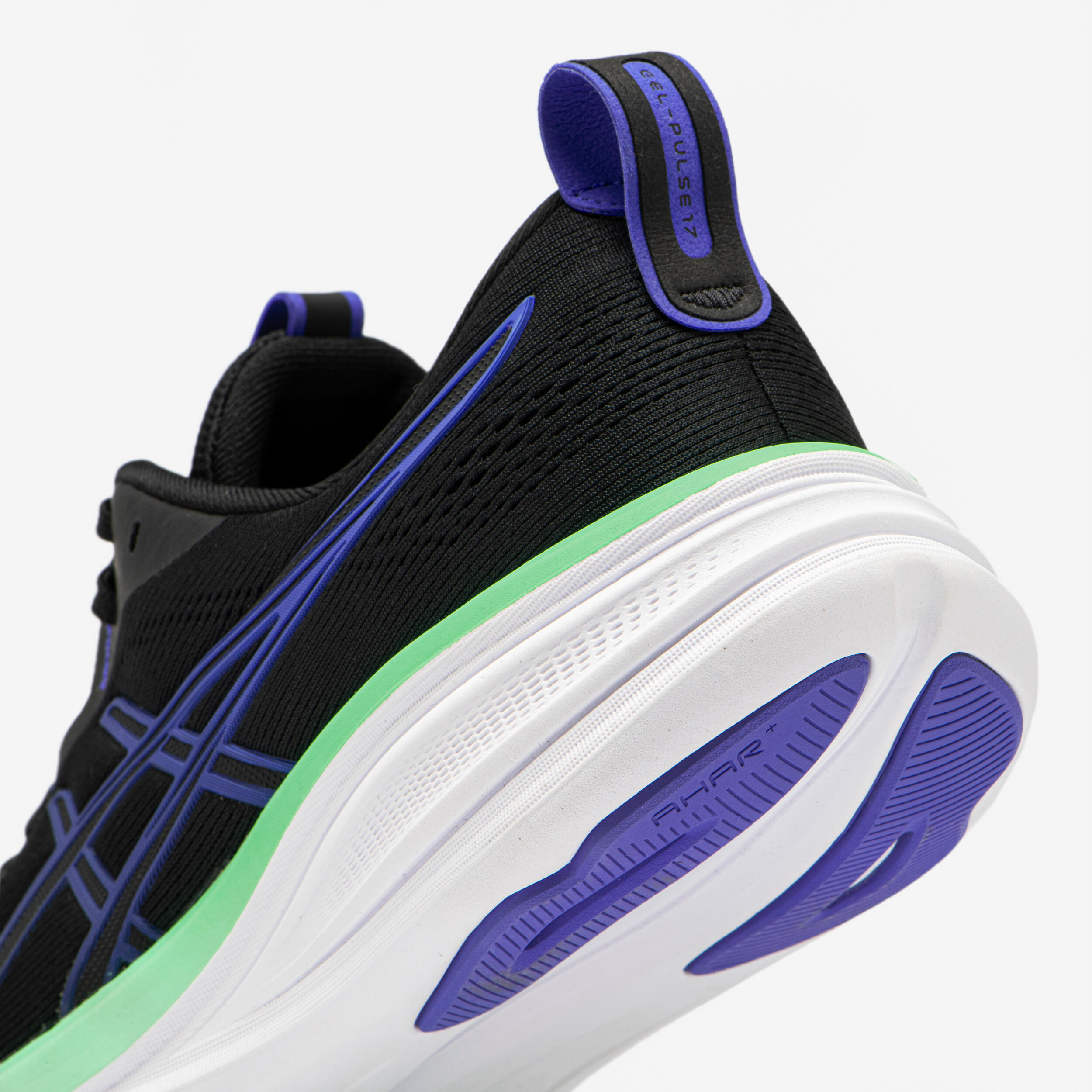 Herren-Laufschuh, Asics Gel Pulse 17 schwarz und grün 10/10