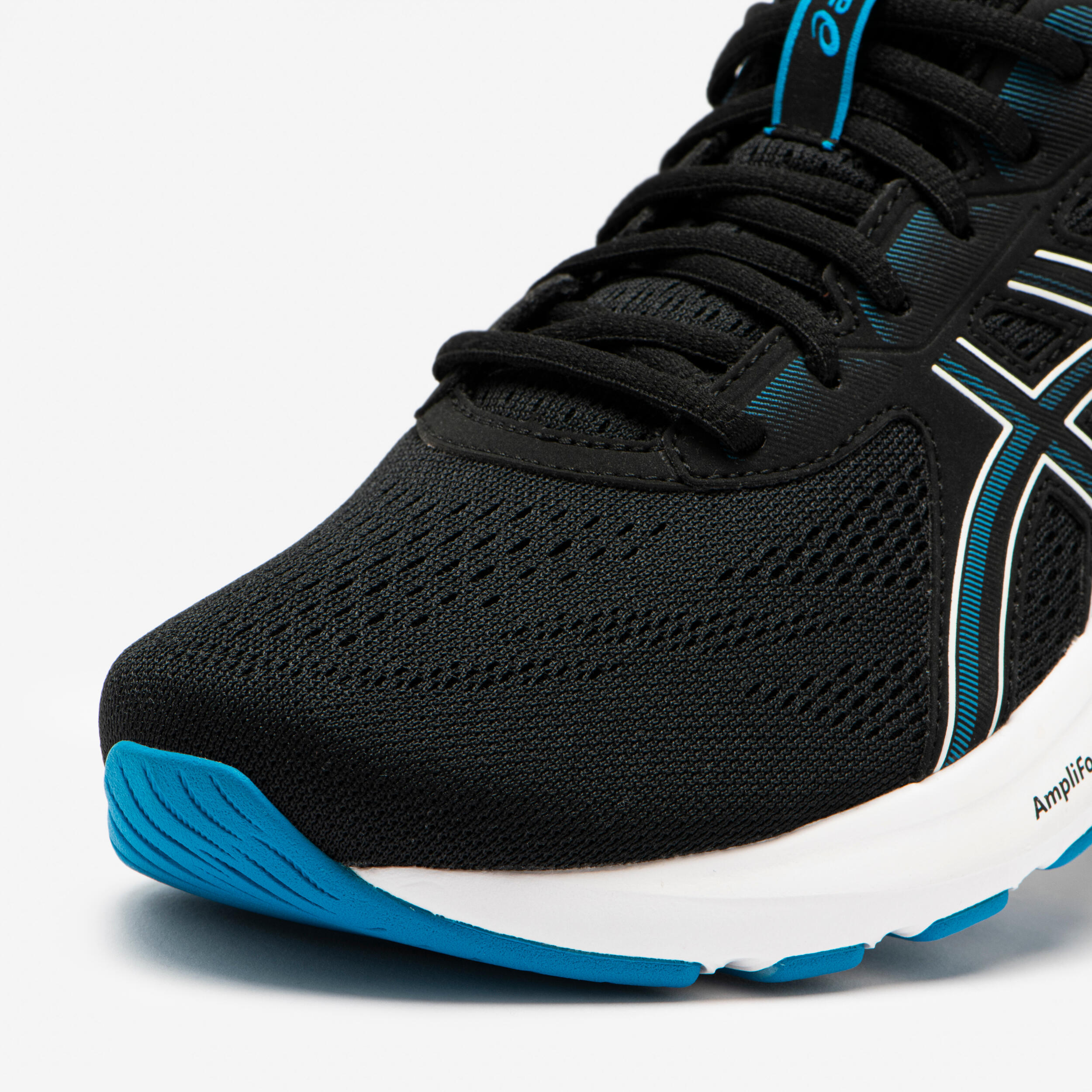 Herren-Laufschuh, Asics Gel-Winhawk schwarz und blau 5/7