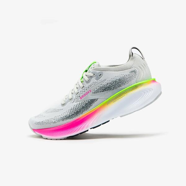 BROOKS Zapatillas de running mujer, Brooks Adrénaline GTS 25 gris y rosa