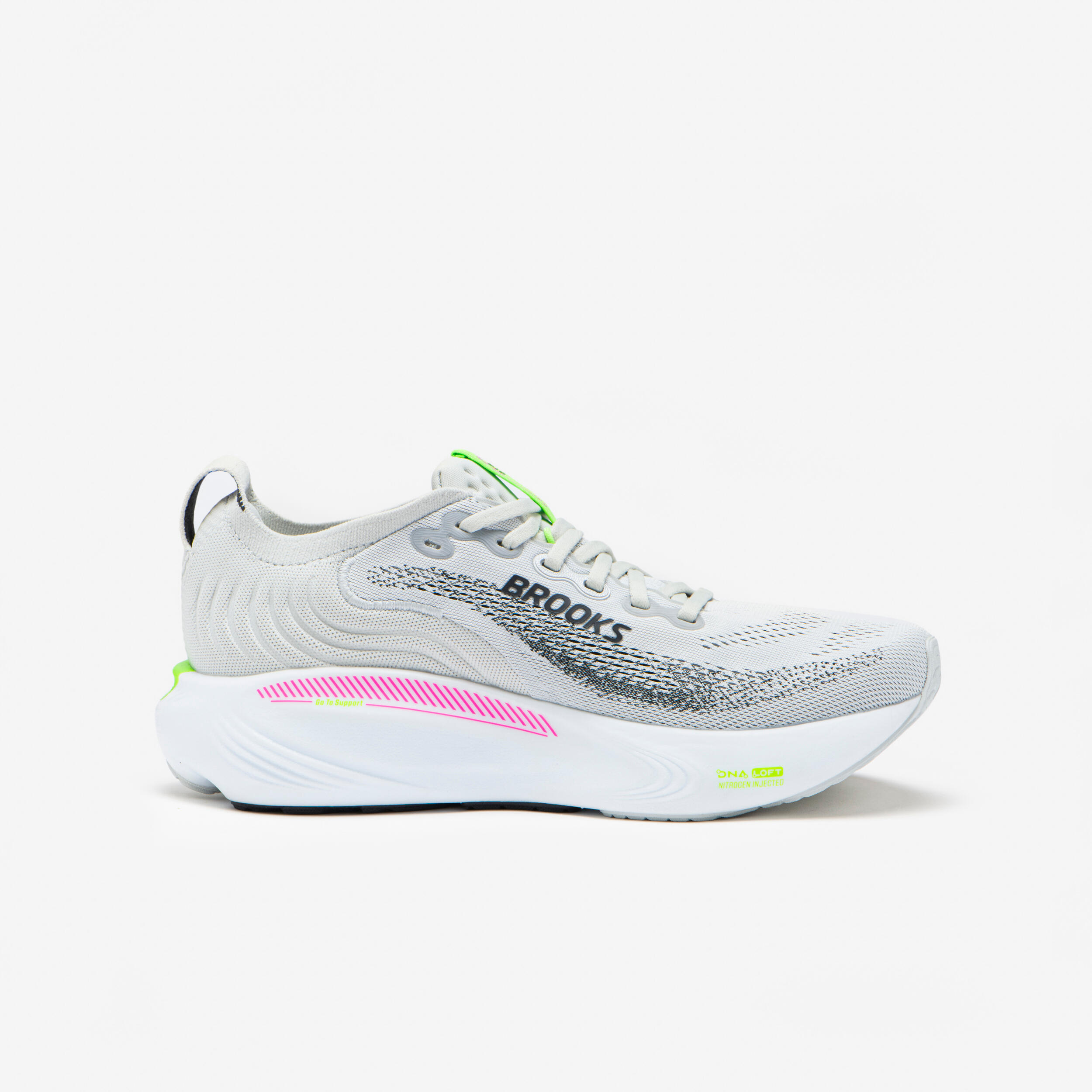 Chaussure de running femme Brooks Adrénaline GTS 25 gris et rose 3/7