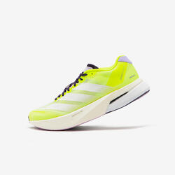 Chaussure running légère et propulsive femme, adidas Adizero Boston 13 jaune