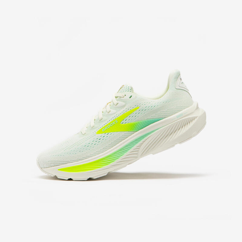 Încălțăminte de alergare, Brooks Ghost 17, alb galben, damă