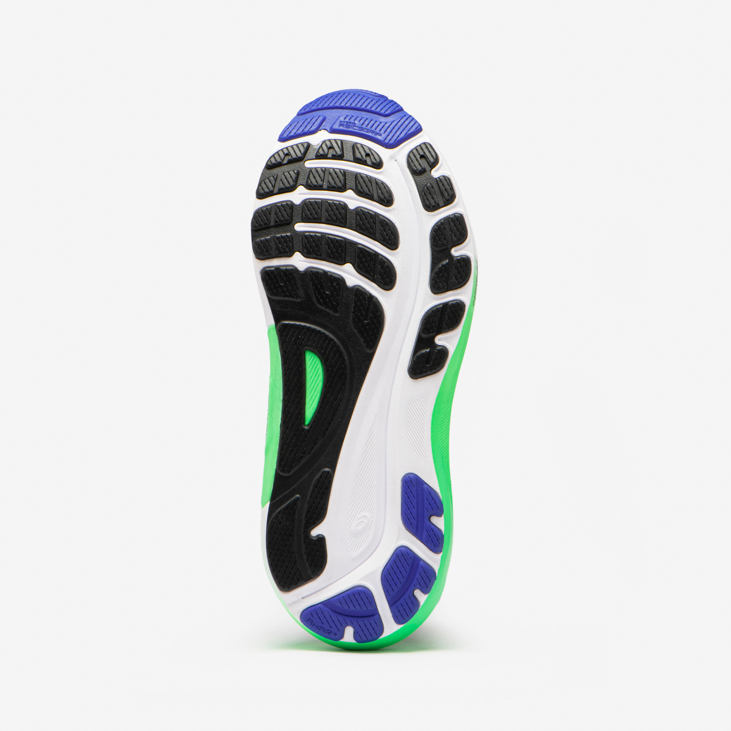 Herren-Laufschuhe, Asics Superion 8 türkis und grün 7/10