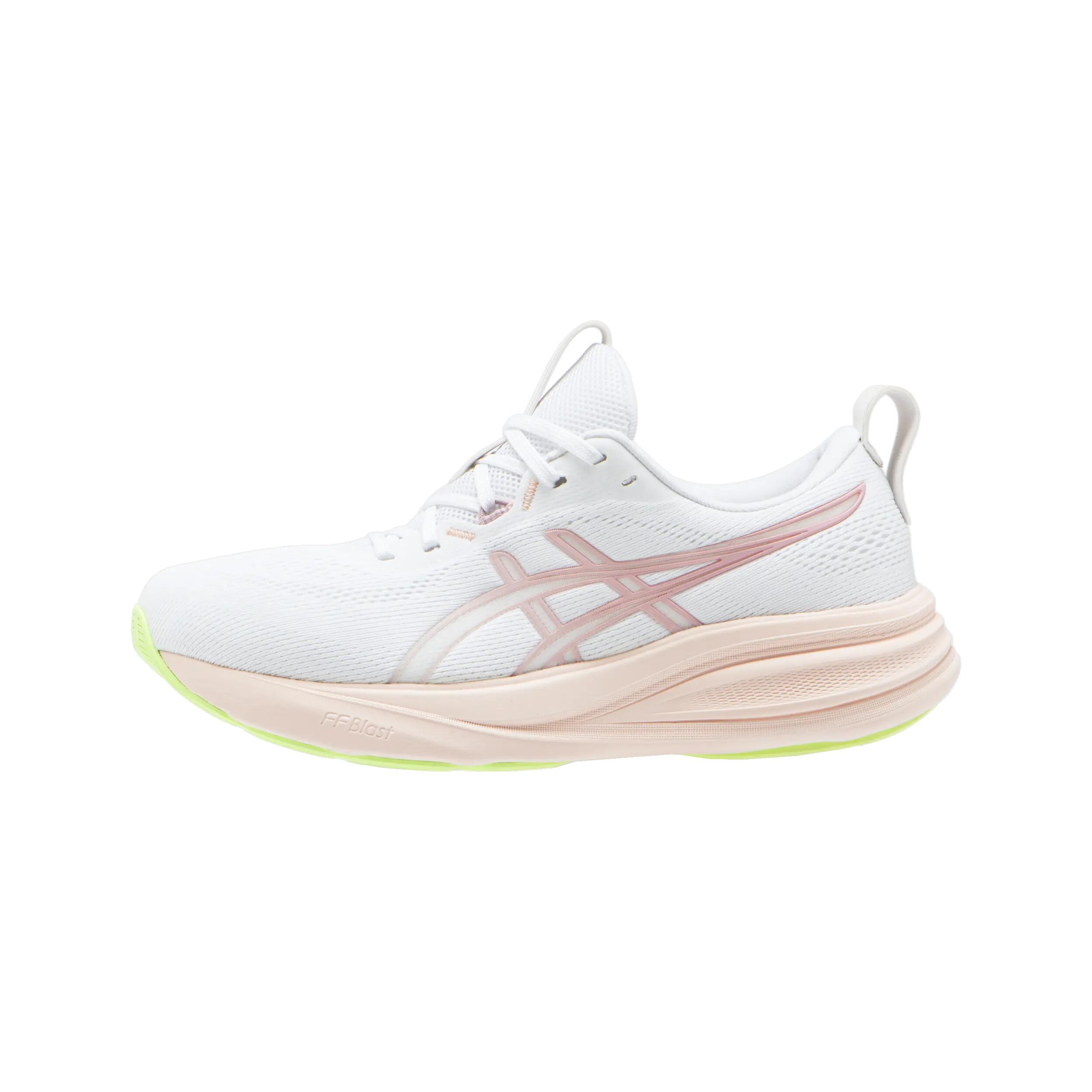 Zapatillas de running mujer, Asics Gel-Pulse blanco y rosa  11/16