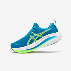 Chaussures de running homme, Asics Gel Ziruss 9 Bleu et vert