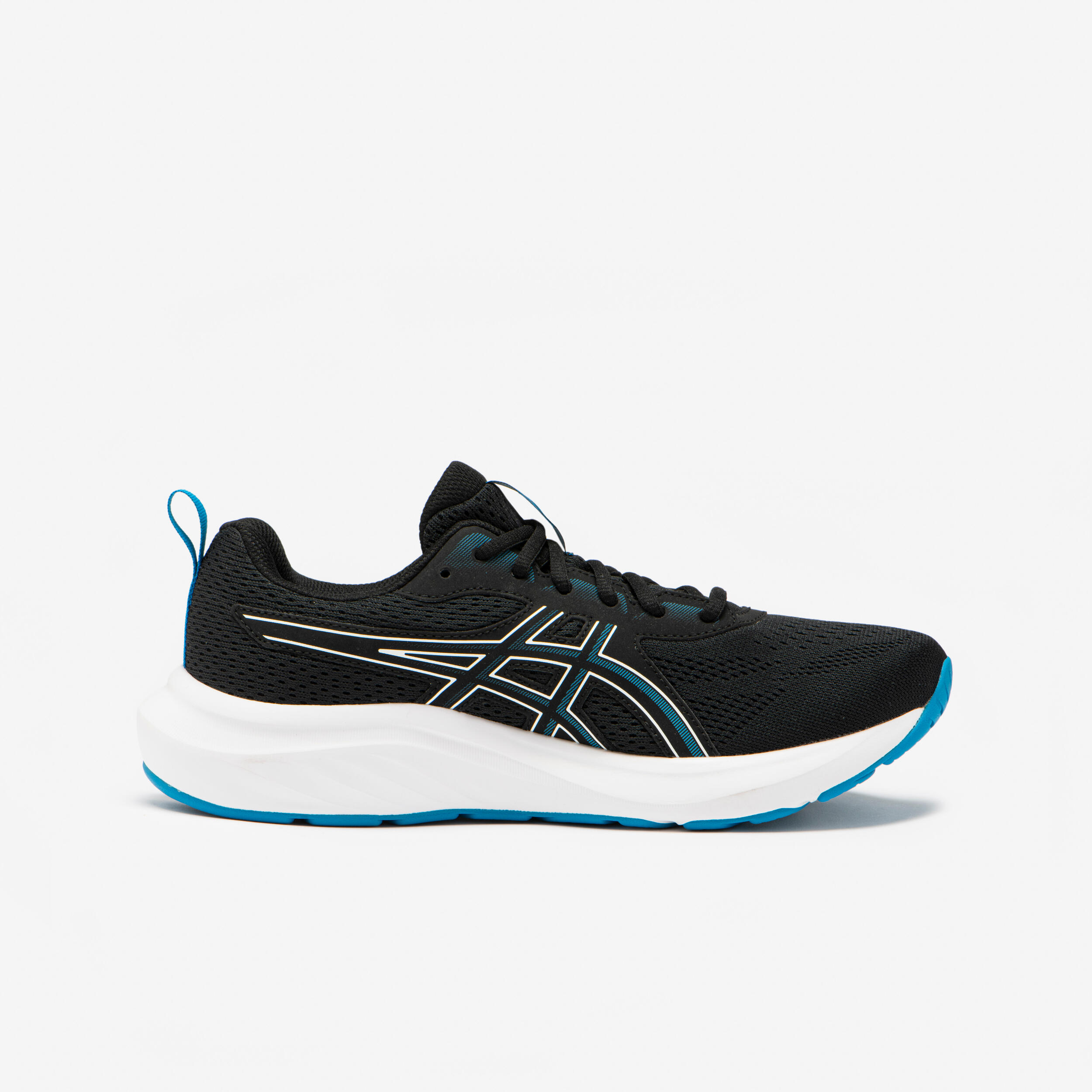 Herren-Laufschuh, Asics Gel-Winhawk schwarz und blau 3/7