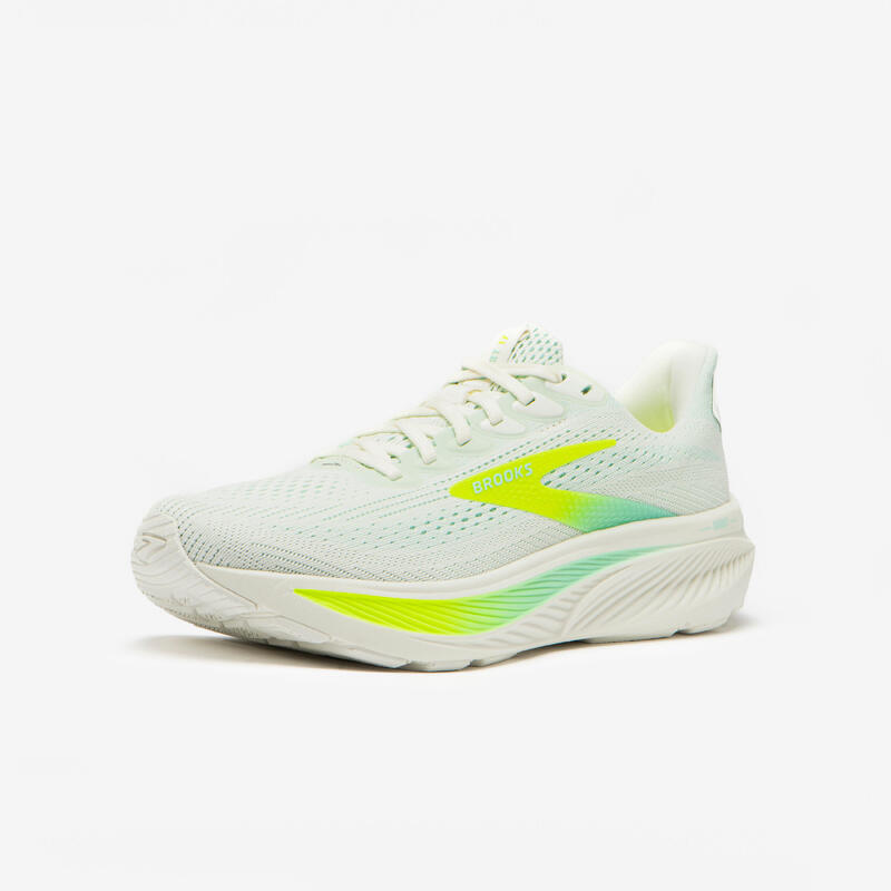 Încălțăminte de alergare, Brooks Ghost 17, alb galben, damă