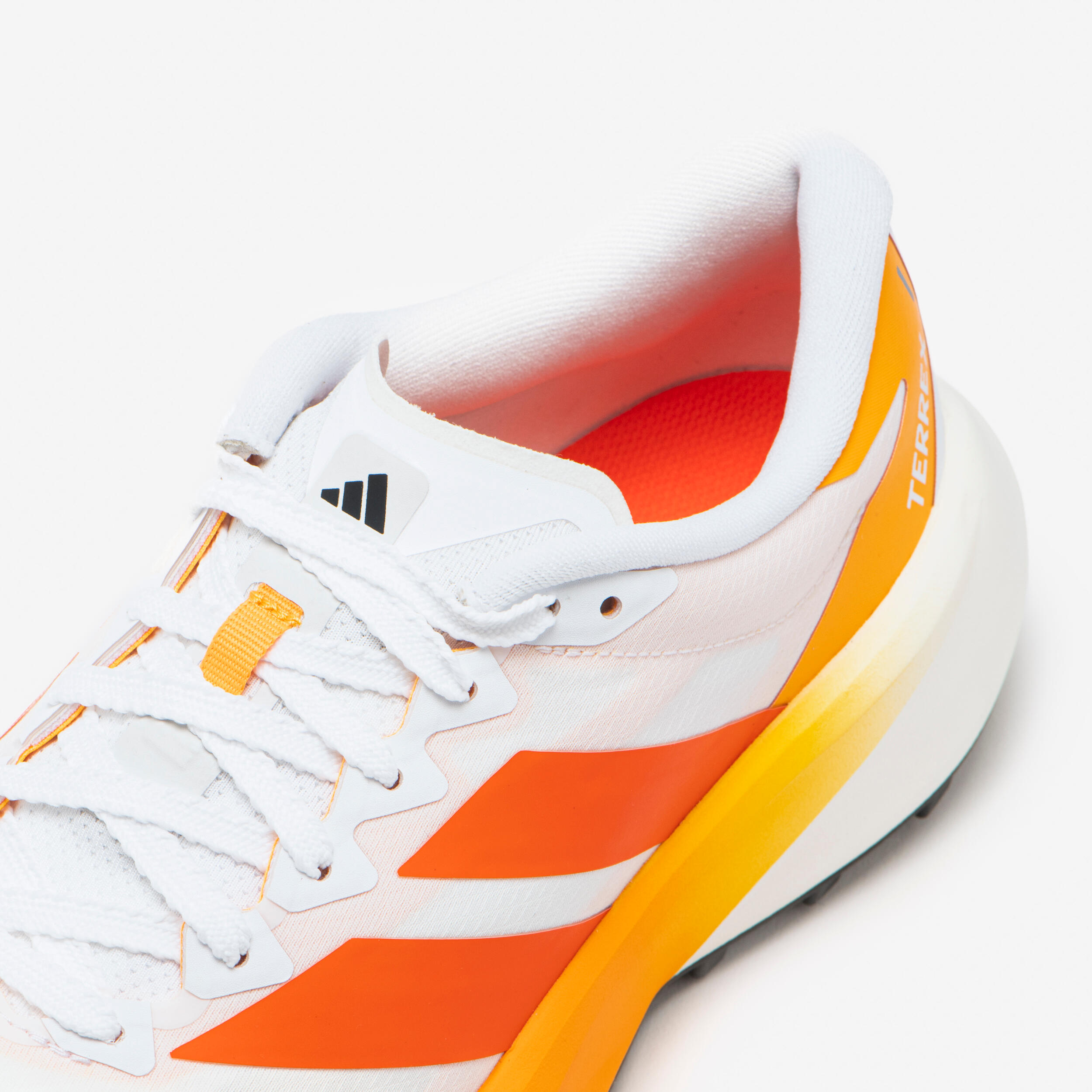 Trailrunning-Schuh für Damen, adidas Terrex Agravic 4 Weiss orange 6/7