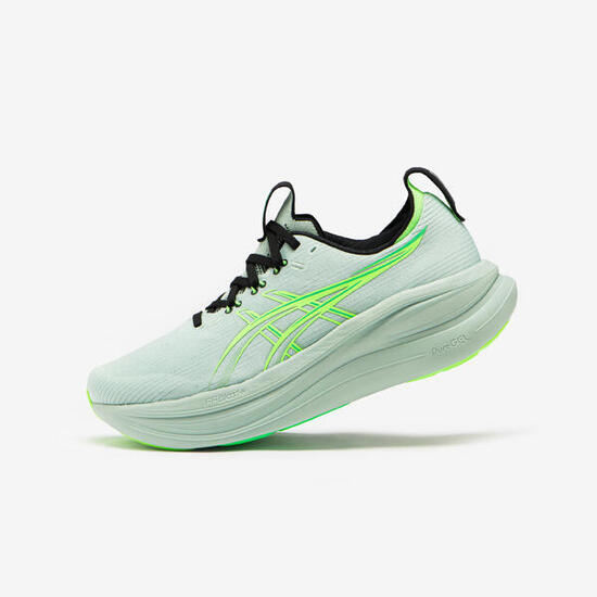 Scarpe running uomo Asics GEL NIMBUS 28 grigio-verde