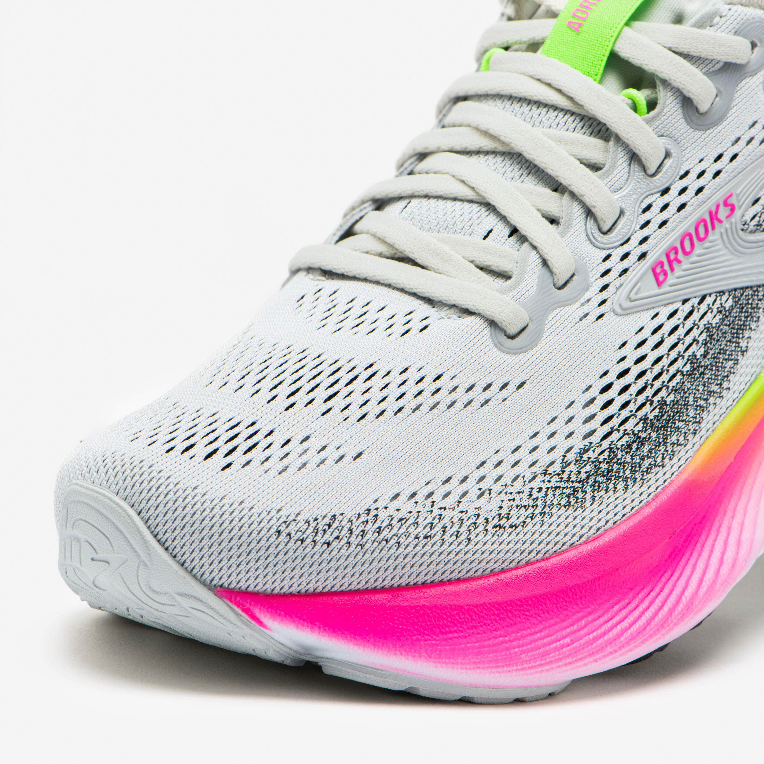 Chaussure de running femme Brooks Adrénaline GTS 25 gris et rose 5/7