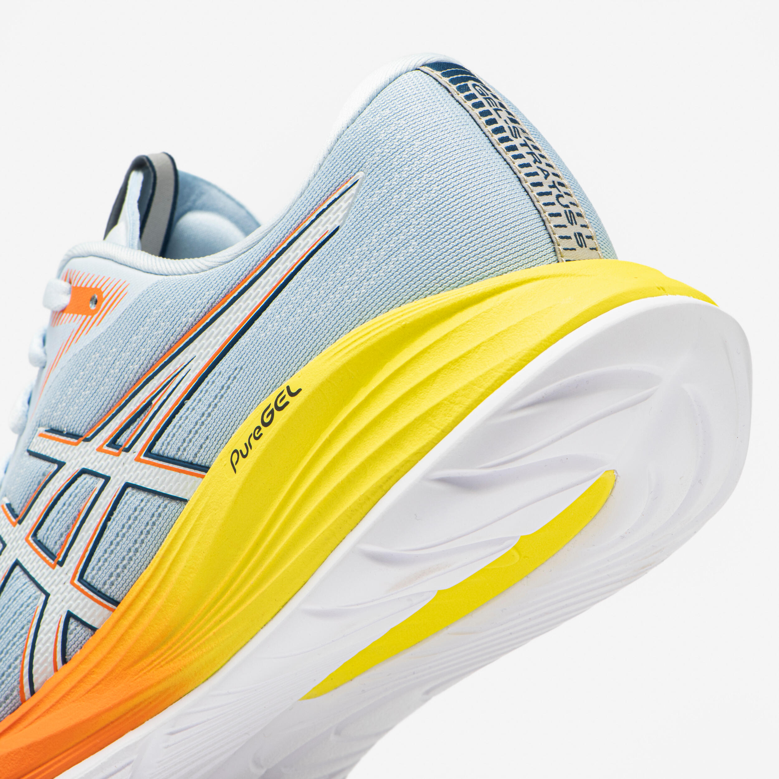 Hardloopschoenen voor heren Gel-Stratus 5 grijs/oranje 12/13