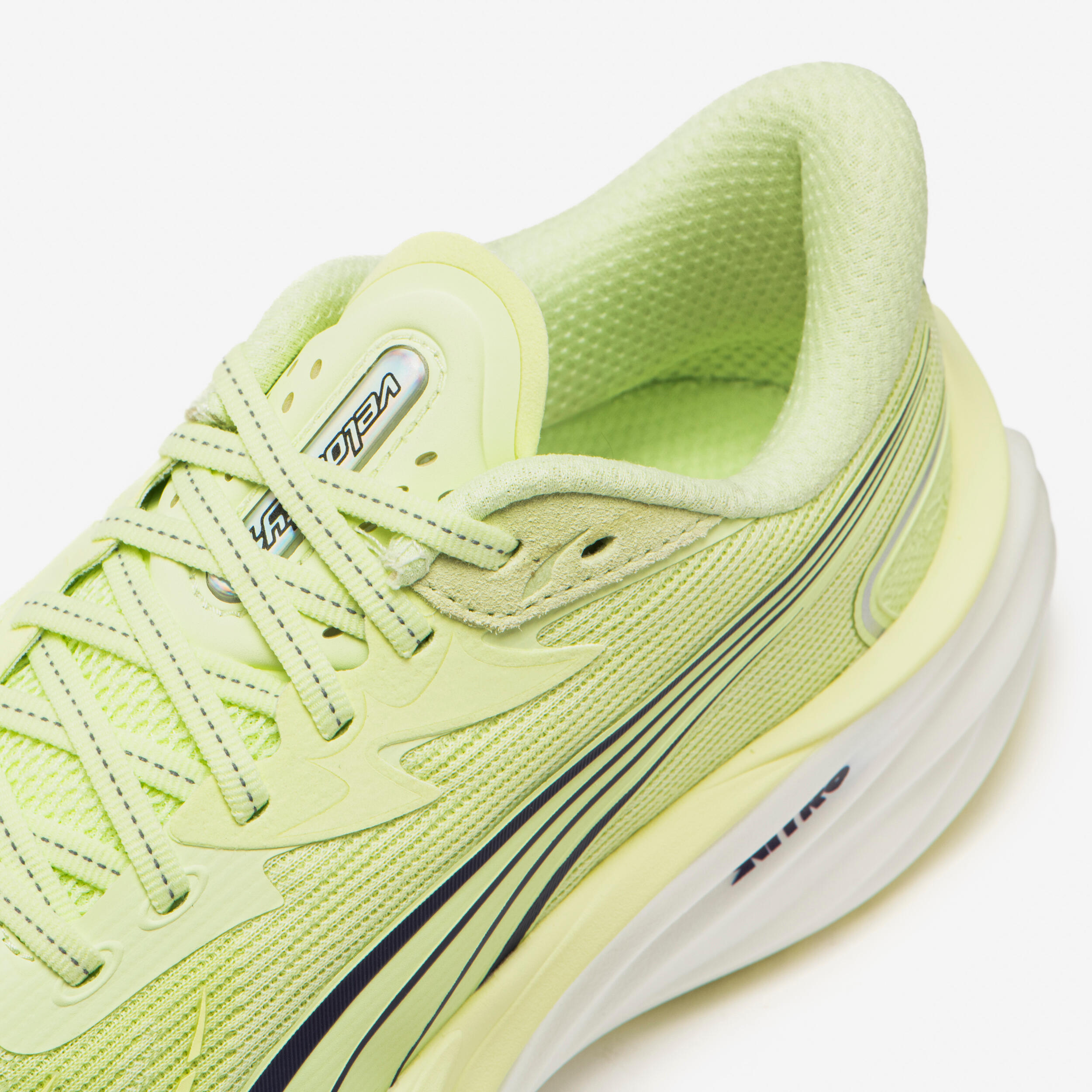Herren Laufschuhe Puma Velocity Nitro 4 gelb und weiss 6/7