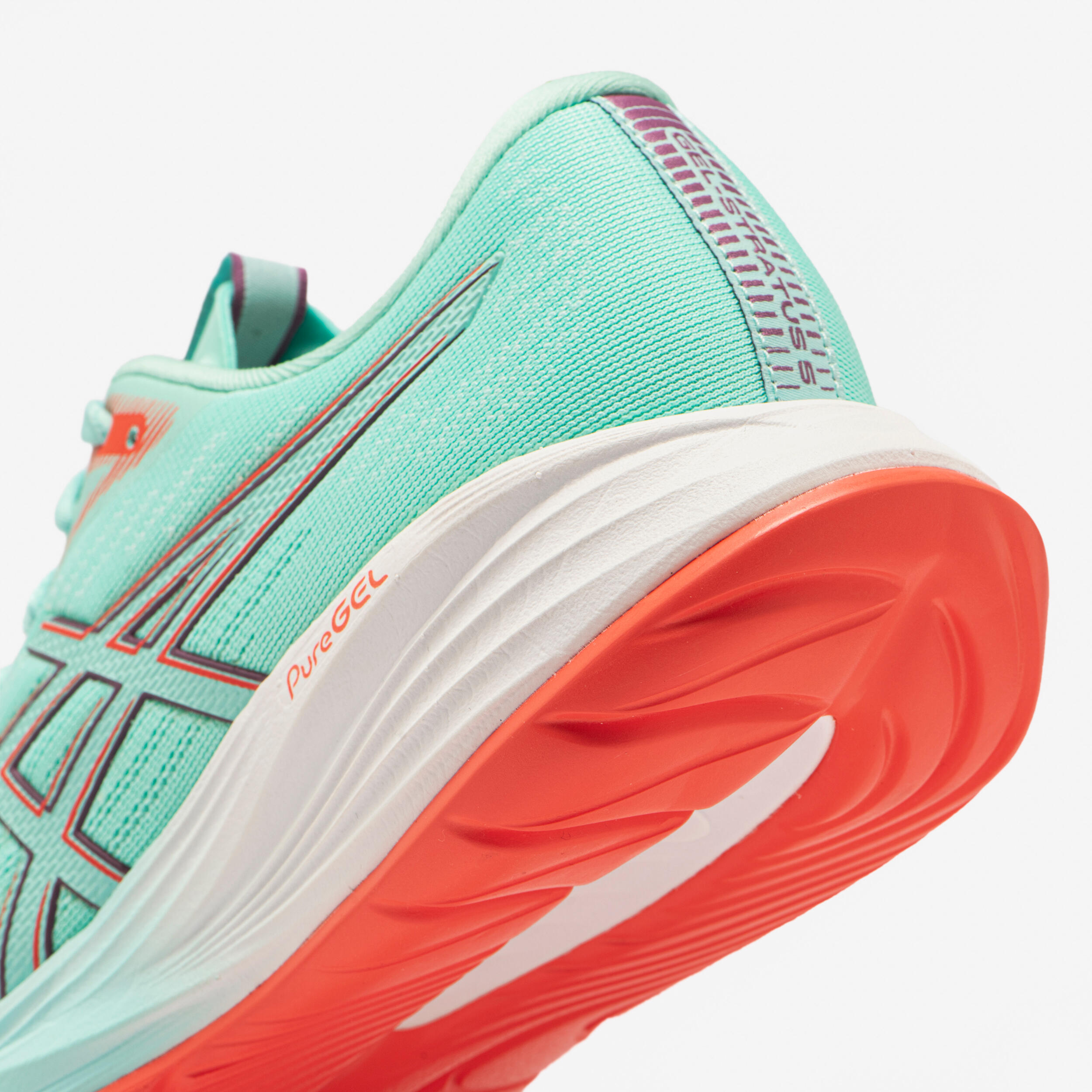 Damen-Laufschuh, Asics Gel Stratus 5 türkis und orange 12/13