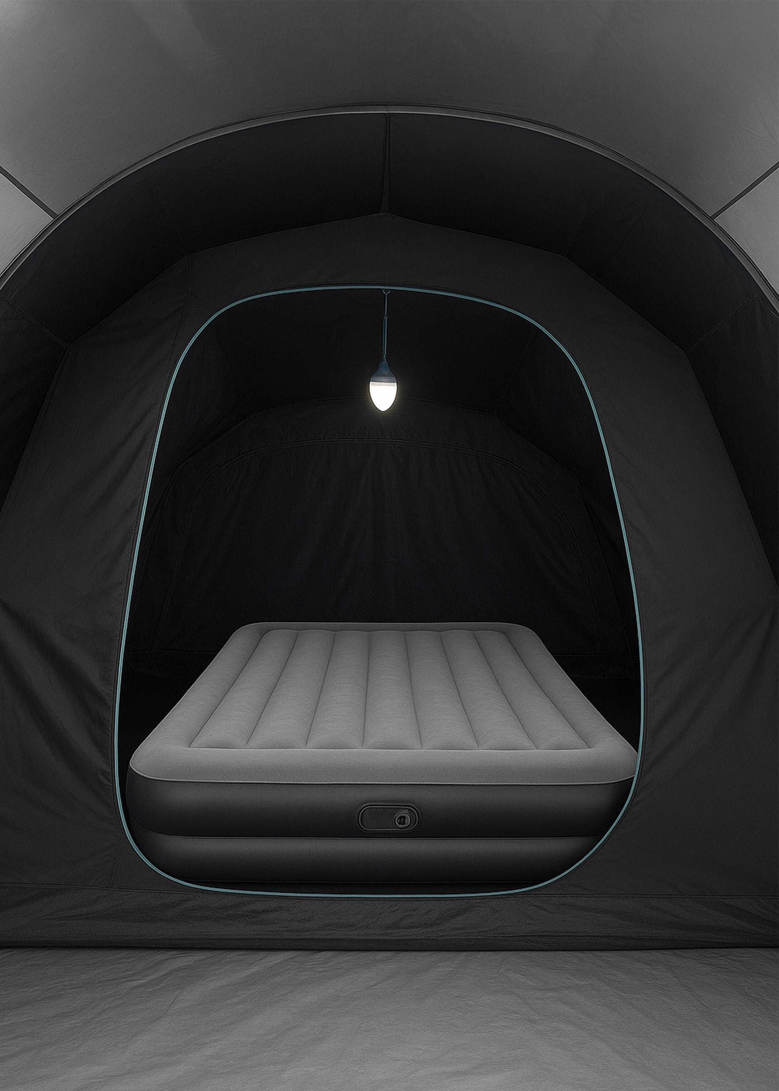 Matelas gonflable haut pour 2 personnes, avec pompe électrique intégrée 10/10