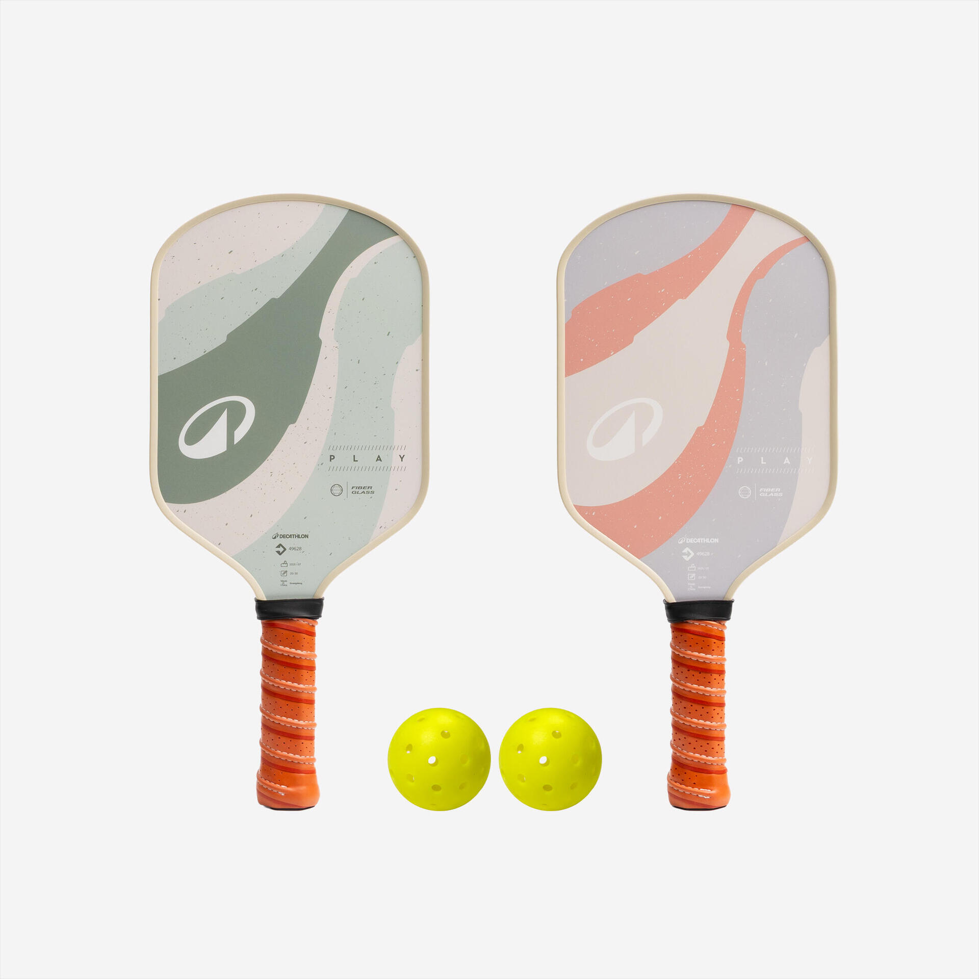 Pickleball Set Play - 2 Rackets, 2 Balls & Carry Bag