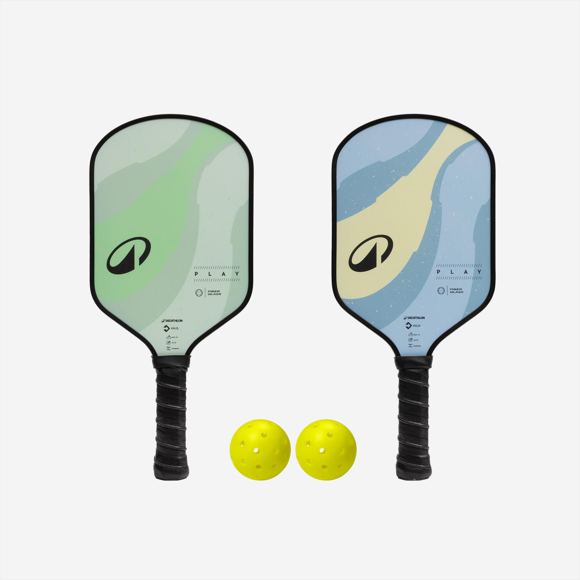 Pickleball Set Play - 2 Rackets, 2 Balls & Carry Bag