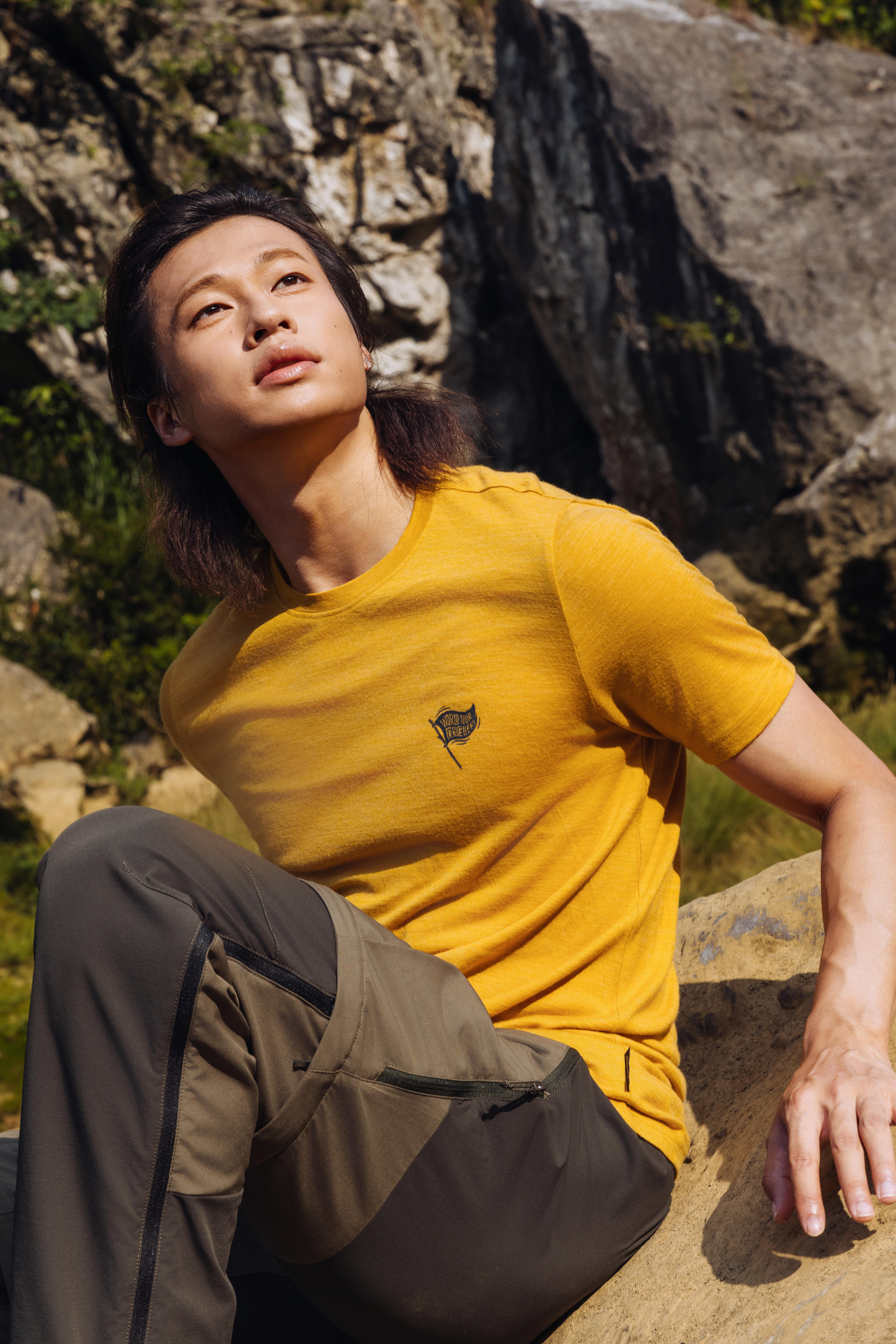 Men’s Merino Wool Trekking T-Shirt, Merino Fresh - SIMOND