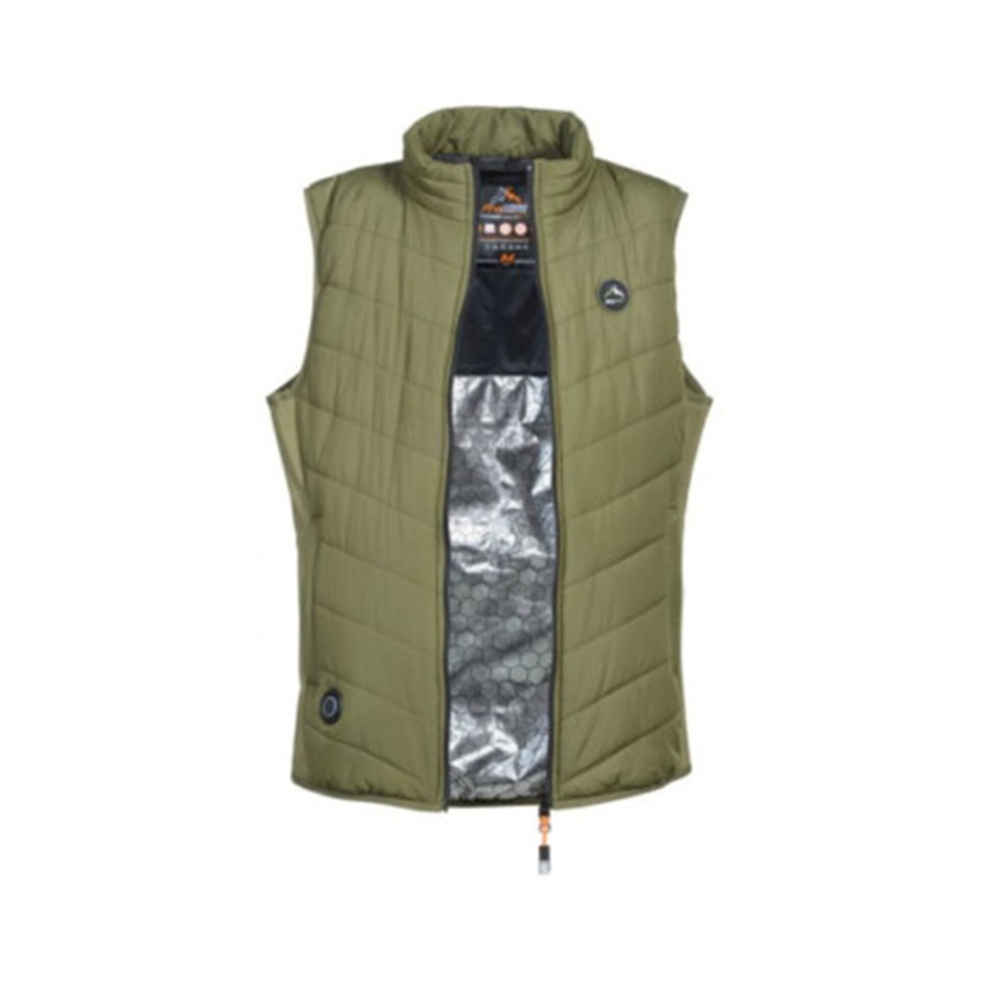 Gilet chauffant Hybrid kaki Prohunt 3/4