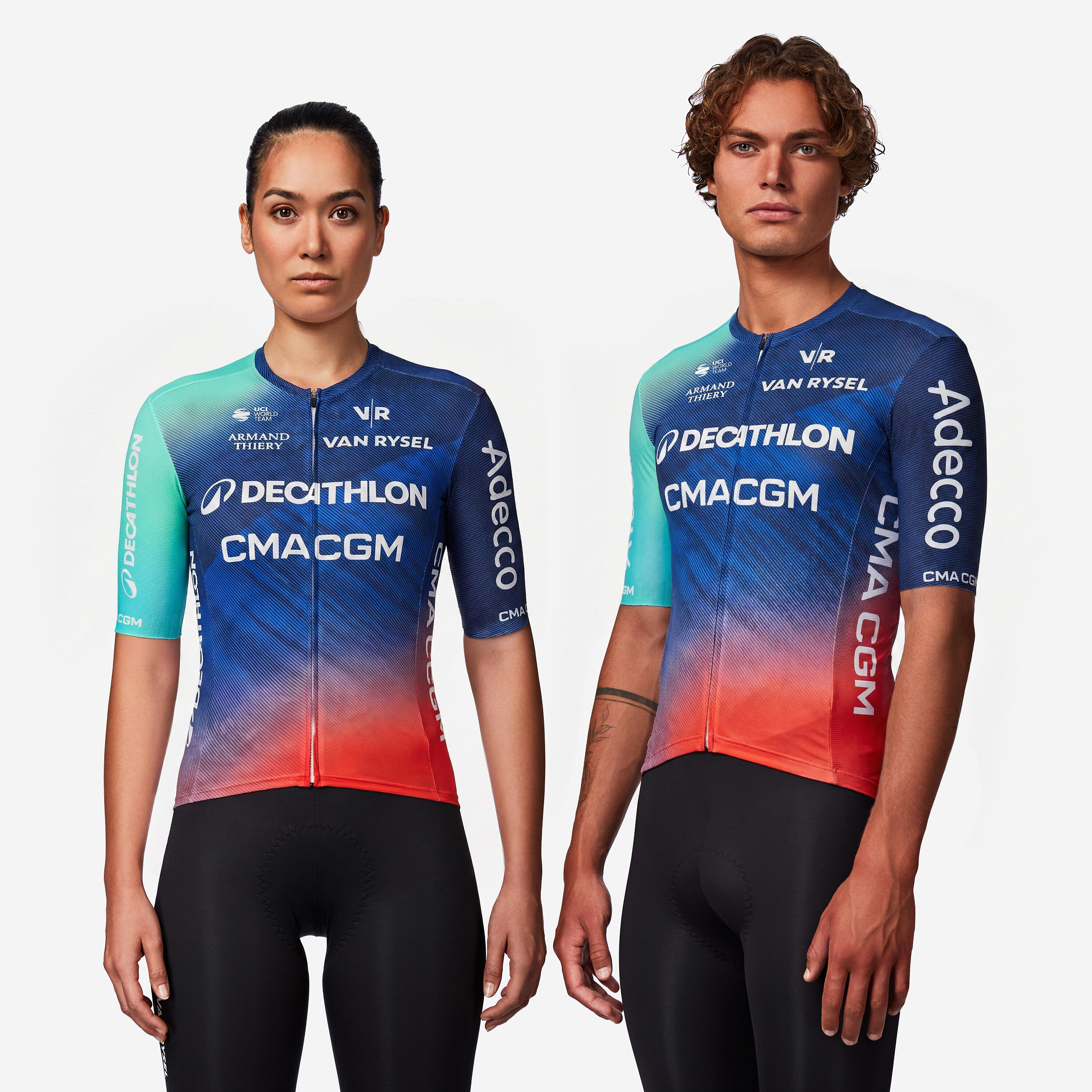 Decathlon UK VAN RYSEL Short-sleeved Road Cycling Jersey - Rcr-r Decathlon cma Cgm Replica | FREE Click & Collect at Stores and Asda. 365 Days return available.