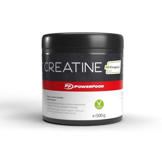 Kreatinpulver Powerfood 500g Einzeldosis, Creapure®
