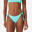 Slip de baie surf tanga cu șnur High Leg Albastru deschis Damă