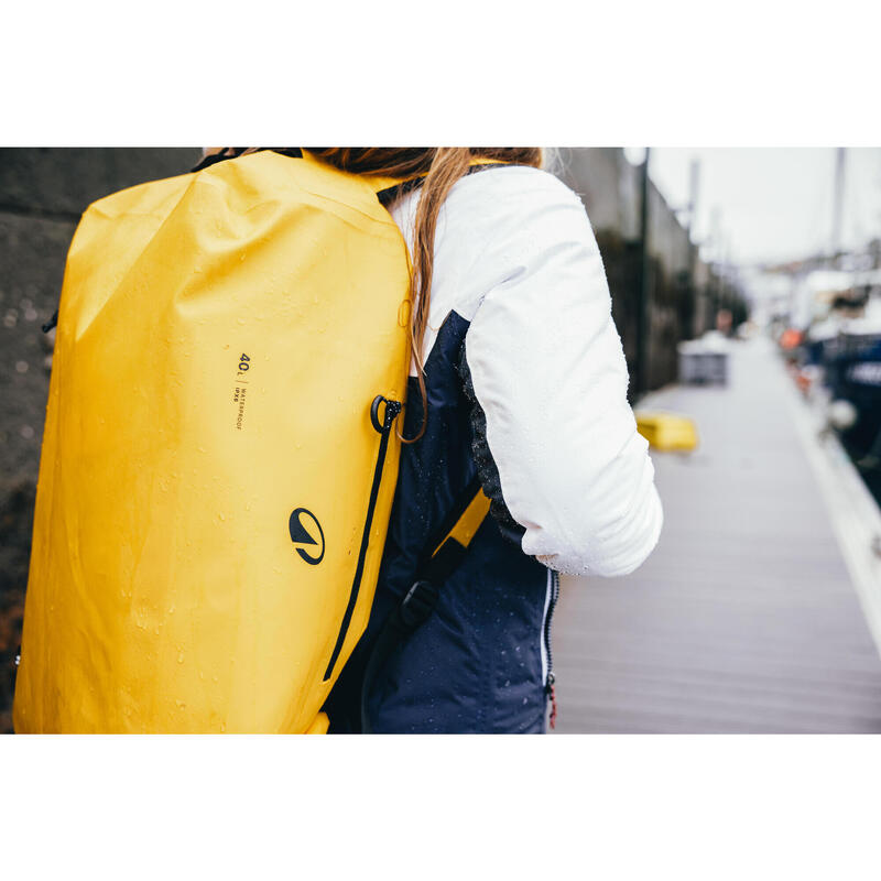 Rucsac de călătorie etanș sporturi de apă 40L IPX6 Galben