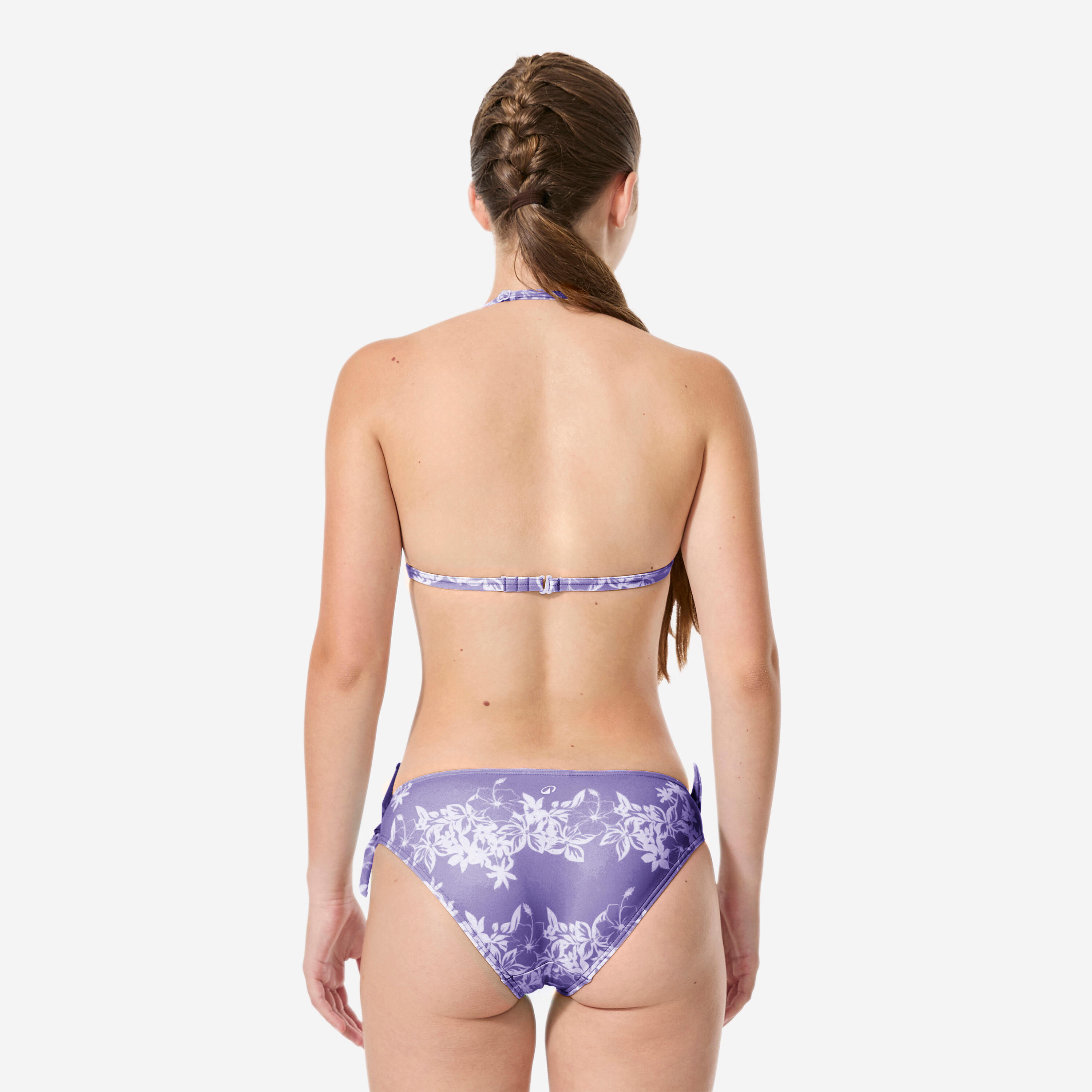 Maillot de bain 2 pièces fille, Tania Paradise mauve 2/5