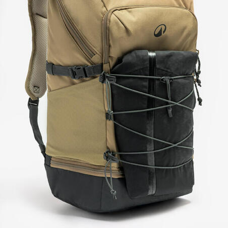 Рюкзак Arpenaz 500 для туризму 30 л коричневий