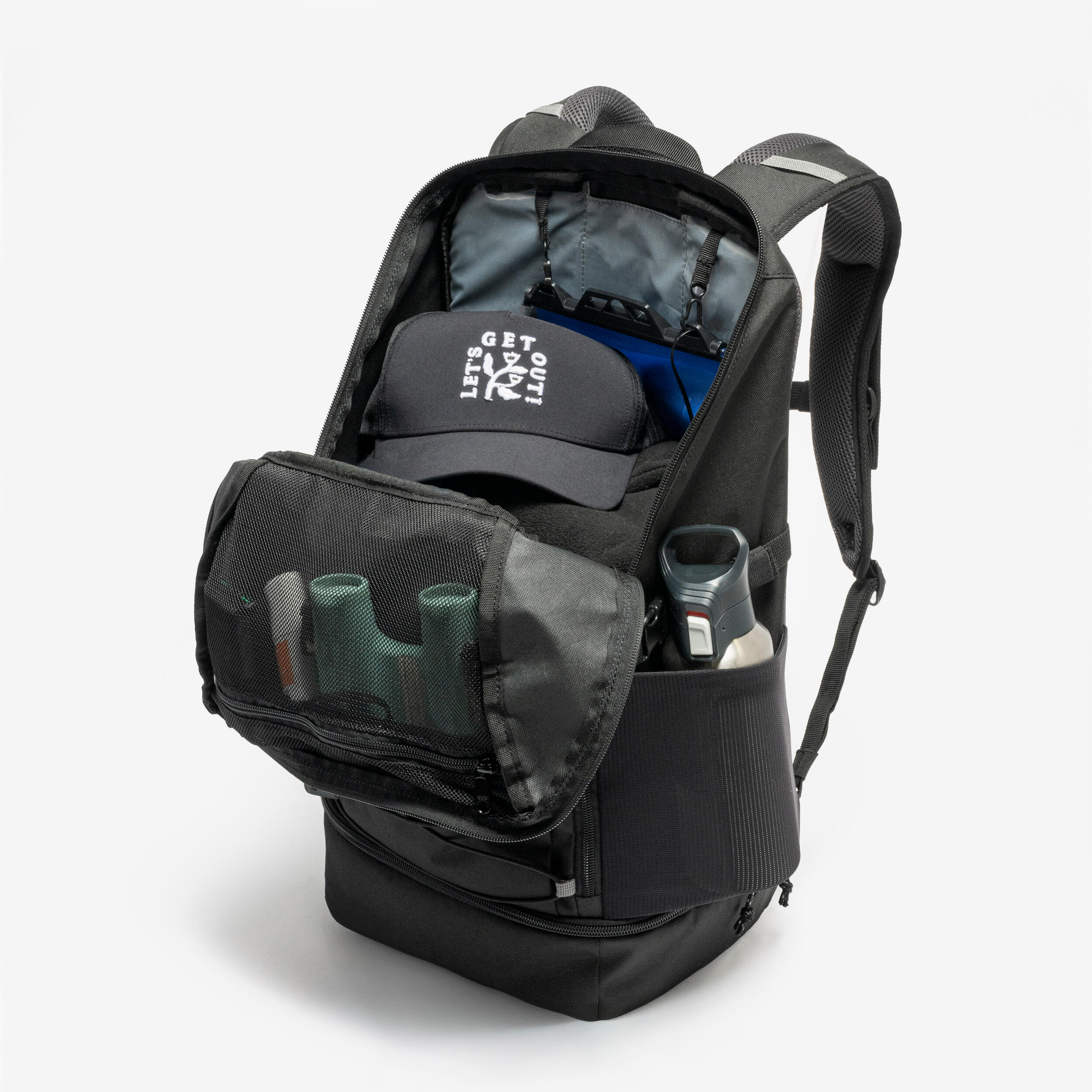 Sac à dos de randonnée 30L, Arpenaz 500 noir 5/8