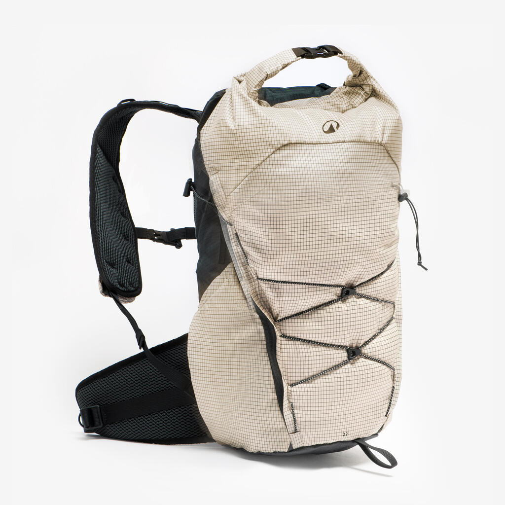 Mountain hiking backpack MH500 LIGHT 22 L - Beige