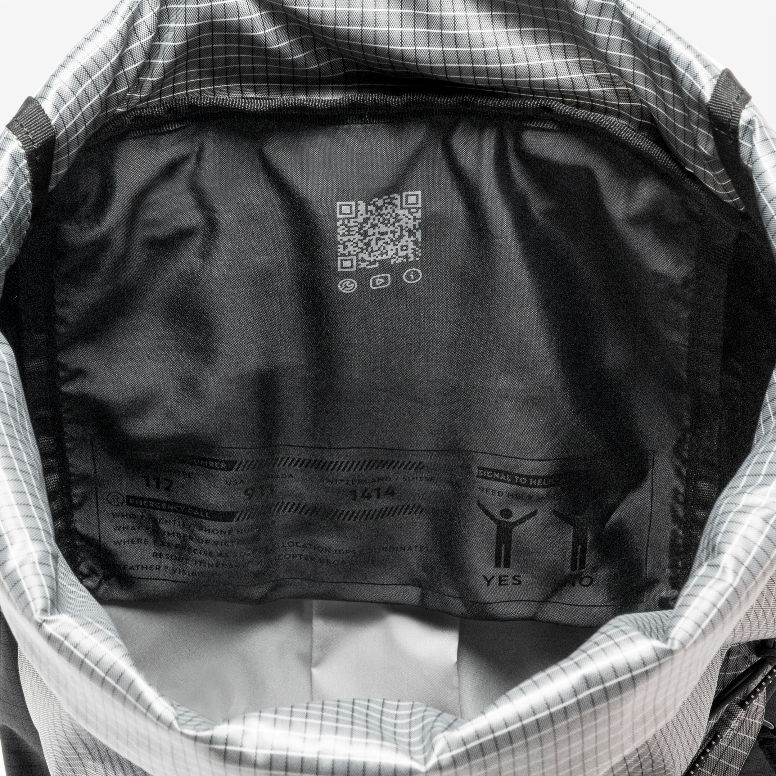 Rolltop Hiking Backpack 22 L, MH 500 Light - QUECHUA