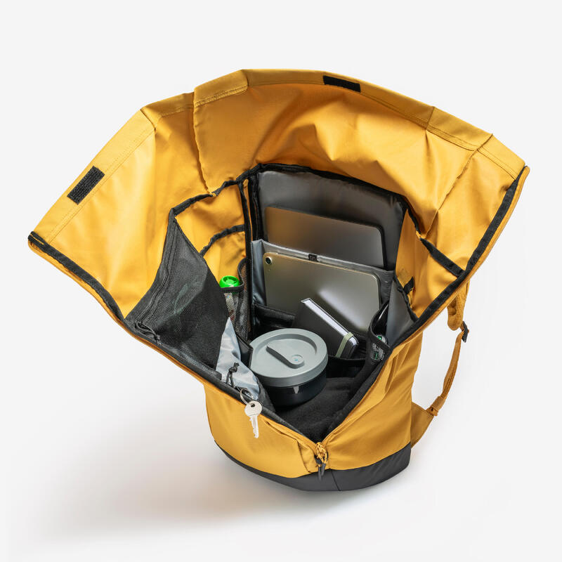 Rucsac de drumeție 23L, Escape 500 Rolltop galben