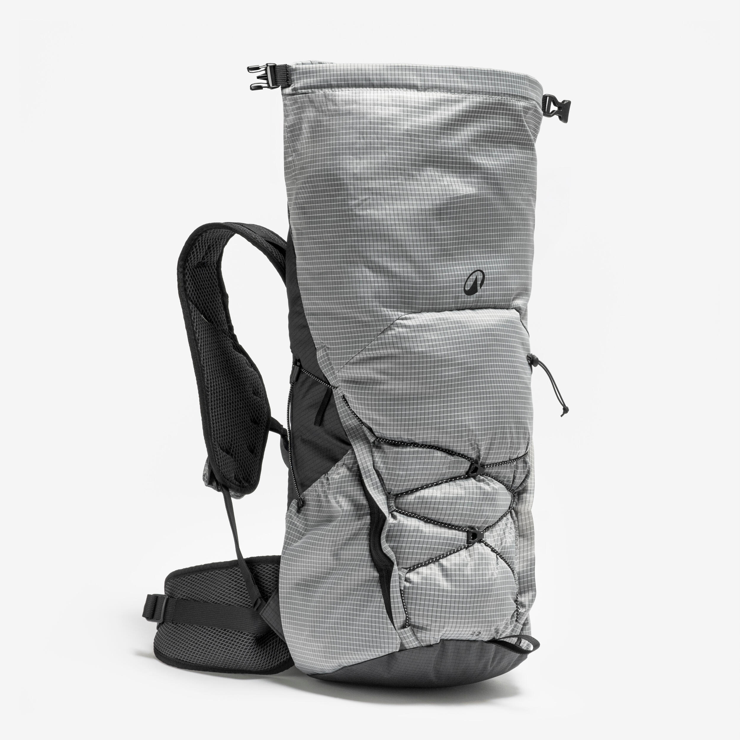 Rolltop Hiking Backpack 22 L, MH 500 Light - QUECHUA