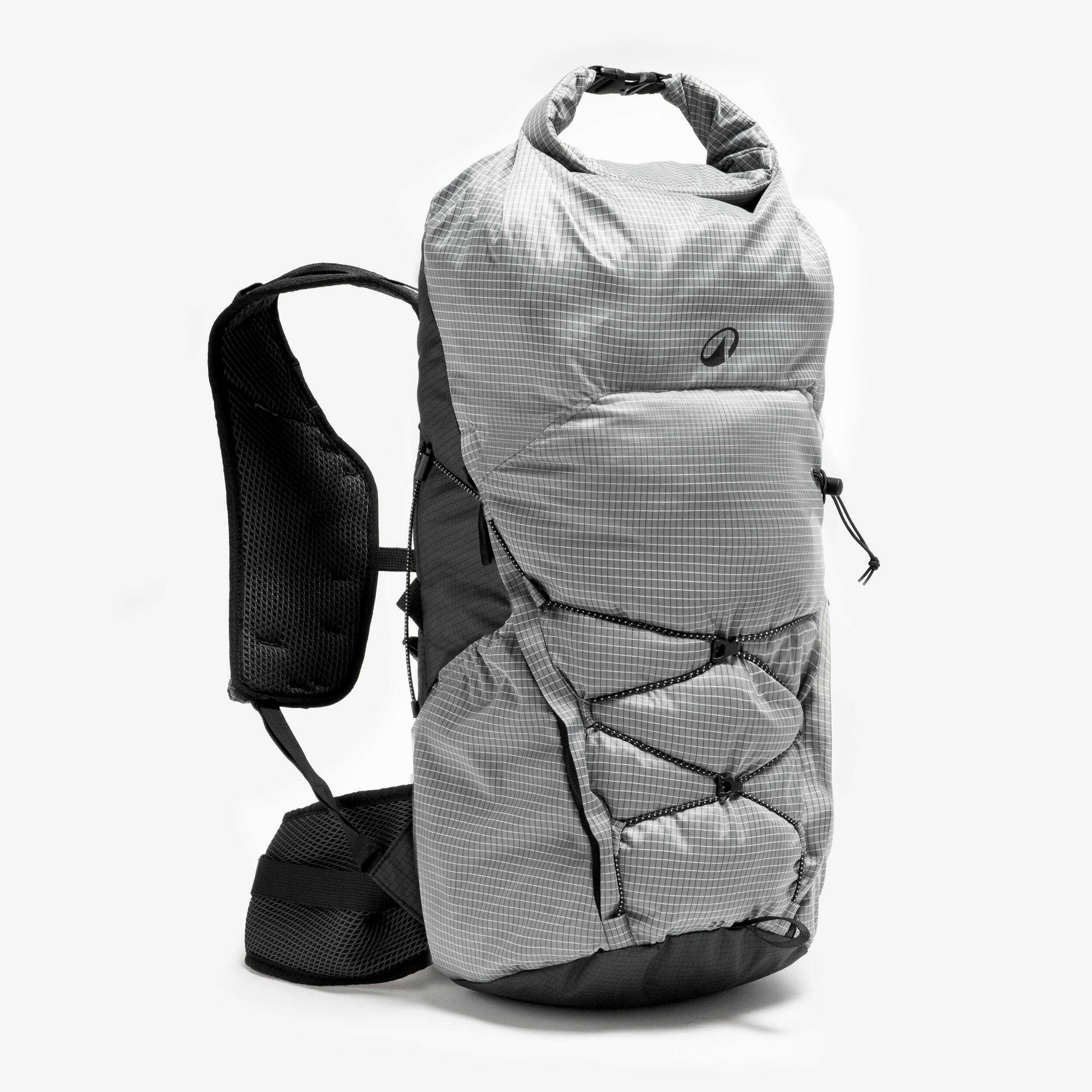 Rolltop Hiking Backpack 22 L, MH 500 Light - QUECHUA