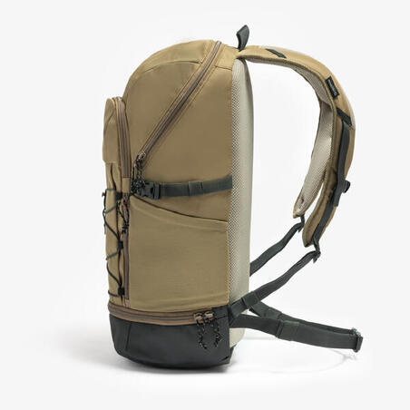 Рюкзак Arpenaz 500 для туризму 30 л коричневий