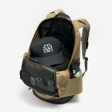 Рюкзак Arpenaz 500 для туризму 30 л коричневий