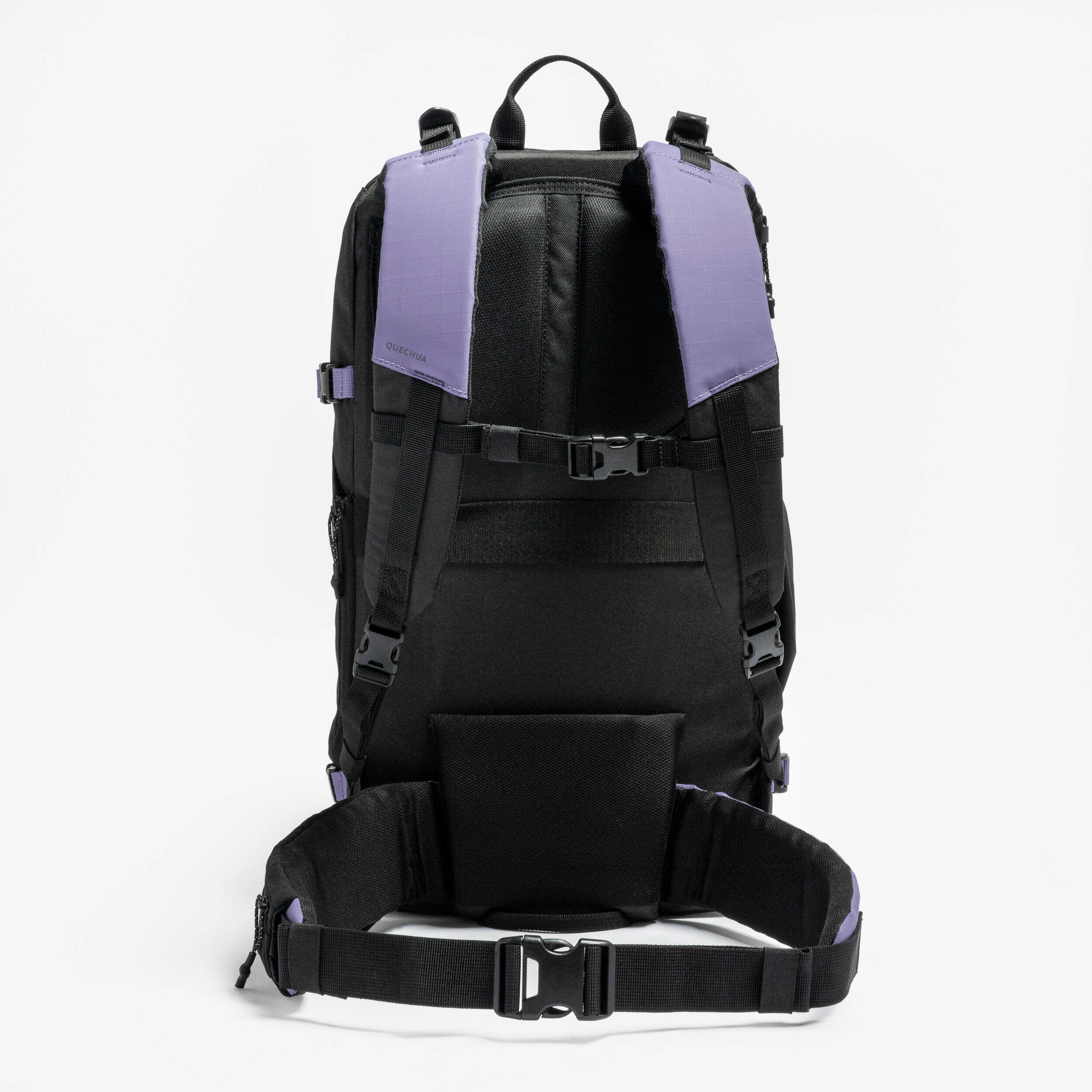 Suitcase-style opening hiking backpack 30 L, Travel 500 Organiser - Purple -  5