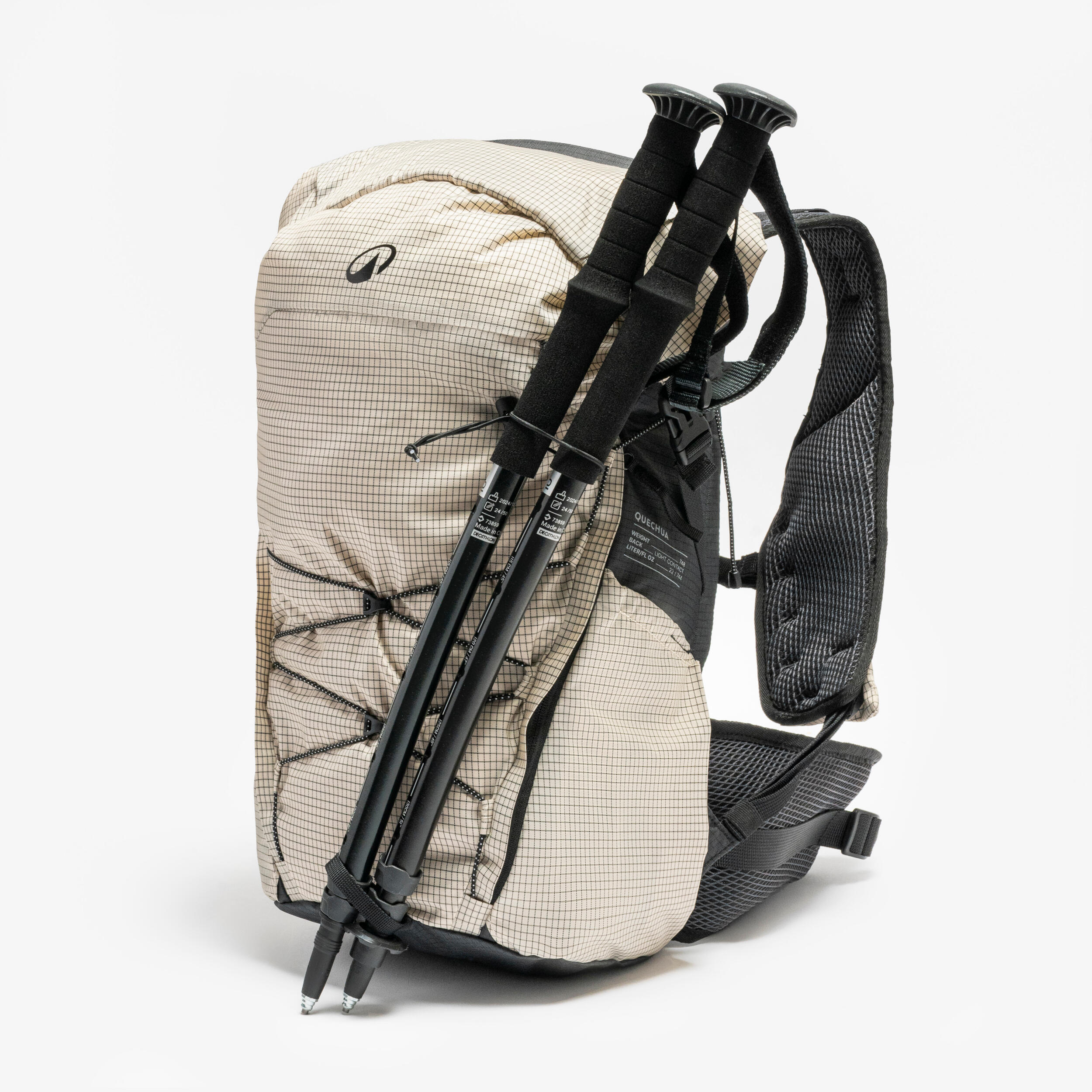 Sac à dos de randonnée montagne, MH500 LIGHT 22L beige 16/19