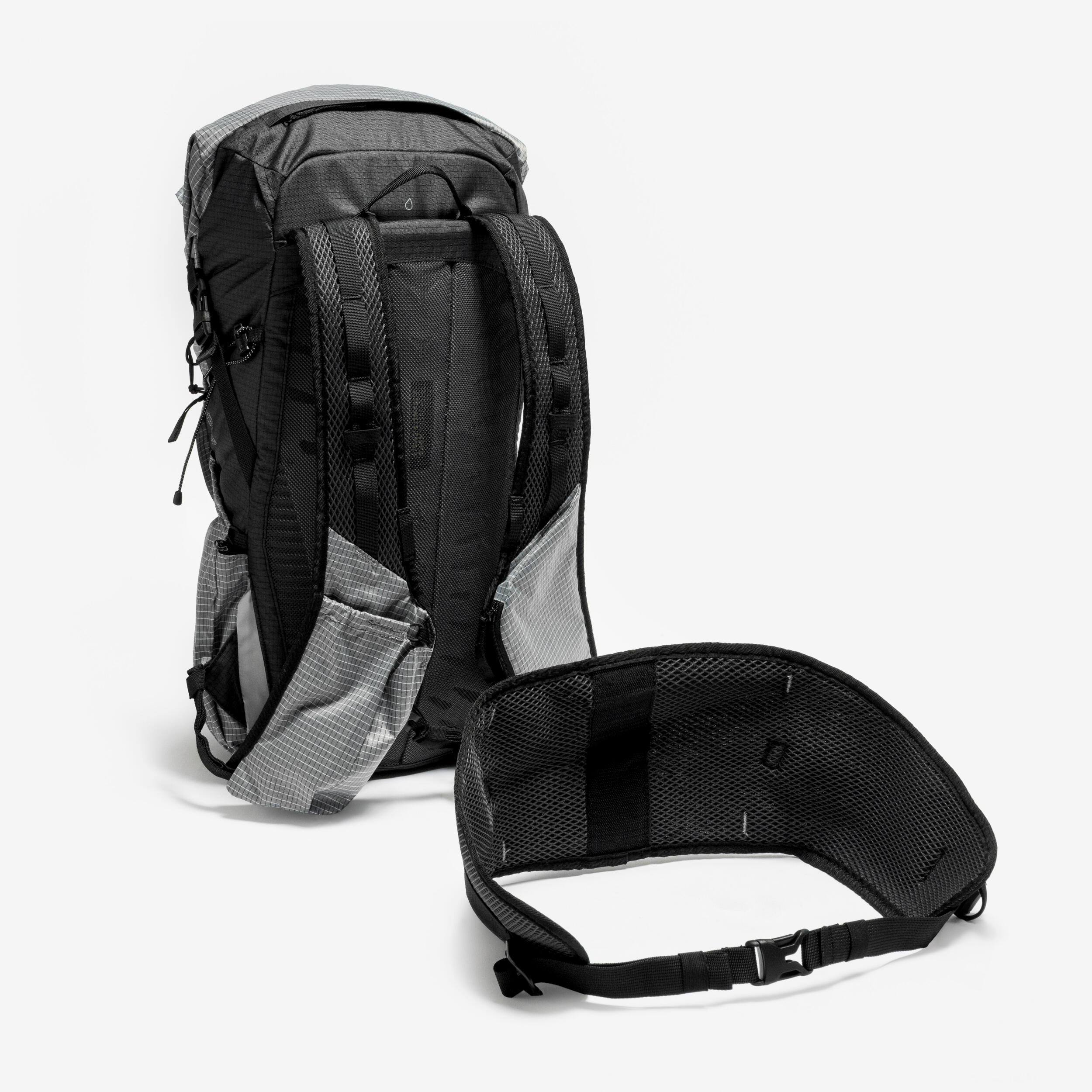 Rolltop Hiking Backpack 22 L, MH 500 Light - QUECHUA