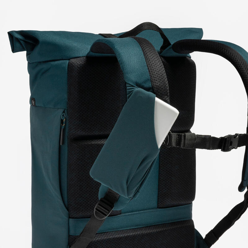 Rucsac Drumeție în natură 23L, Escape 500 Rolltop Verde