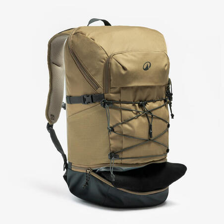 Рюкзак Arpenaz 500 для туризму 30 л коричневий