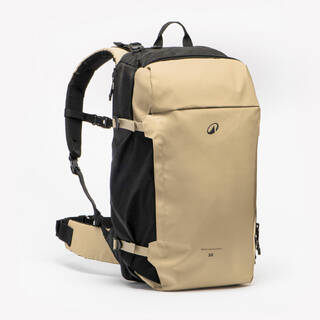 30 L Suitcase-Style Opening Travel Backpack, Travel 500 Organiser - Beige