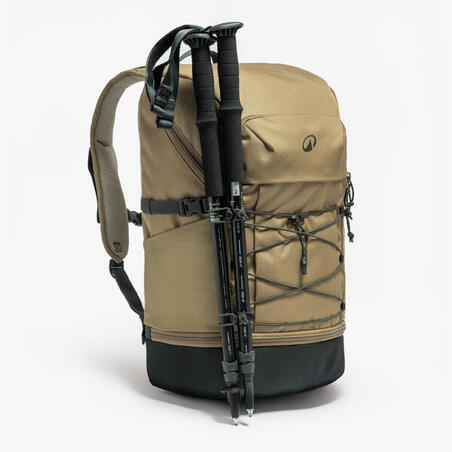 Рюкзак Arpenaz 500 для туризму 30 л коричневий