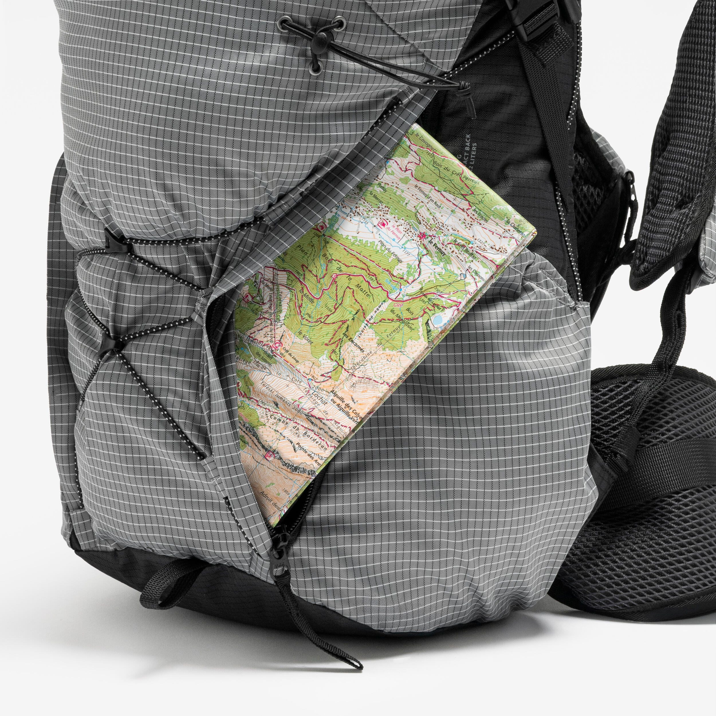 Rolltop Hiking Backpack 22 L, MH 500 Light - QUECHUA