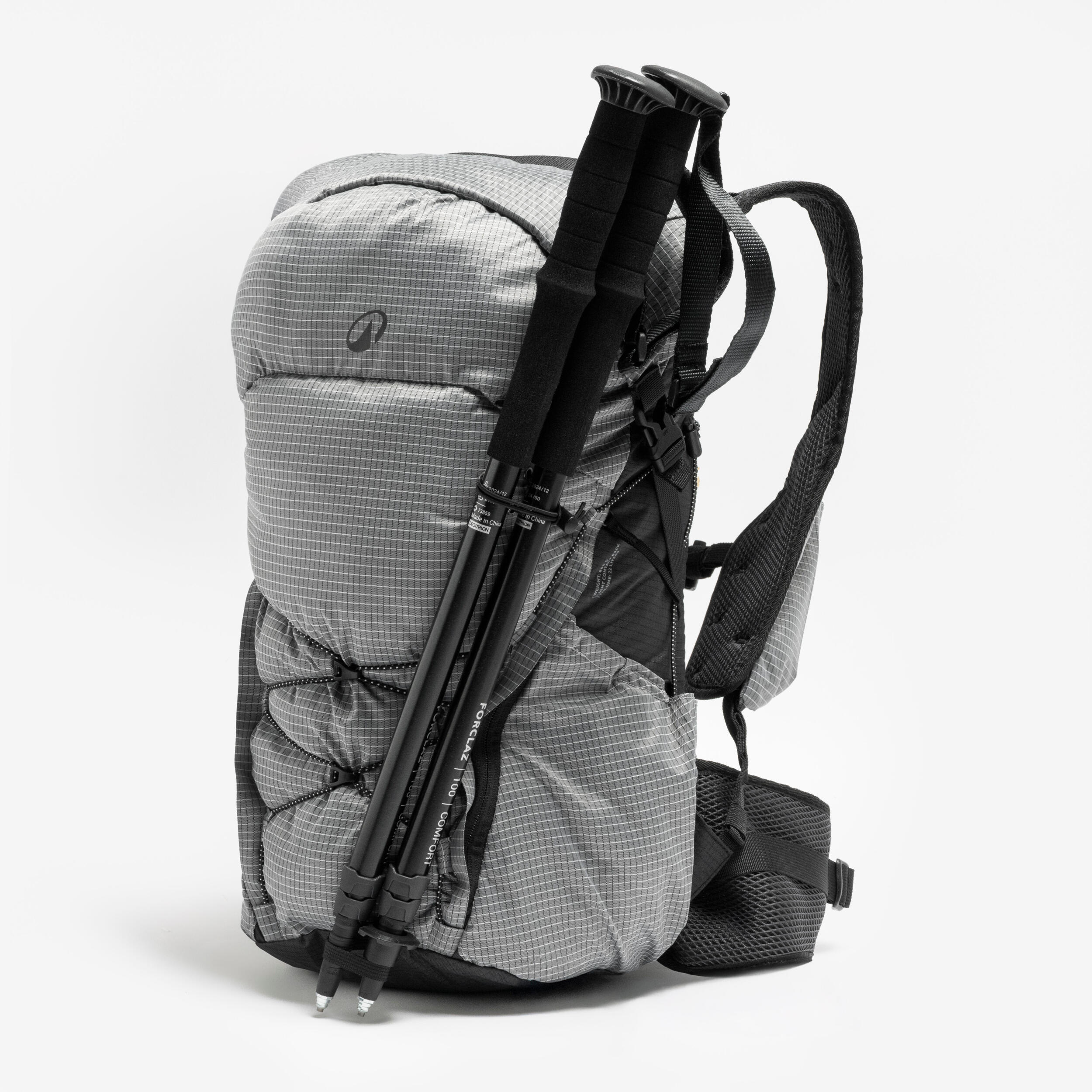 Sac à dos de randonnée à fermeture enroulable 22 L, MH 500 12/18