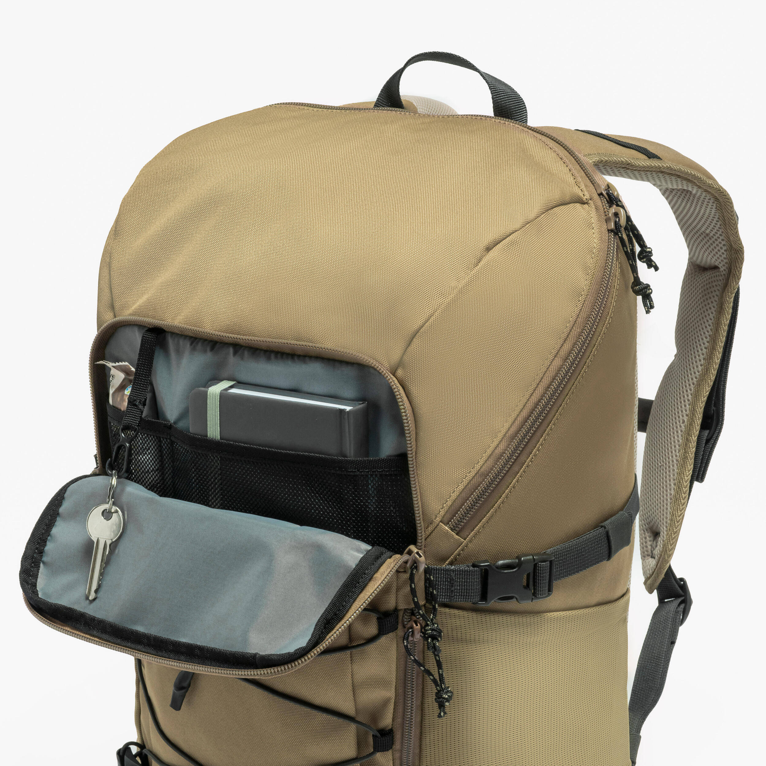 Hiking backpack 30 L, Arpenaz 500 - Brown -  3