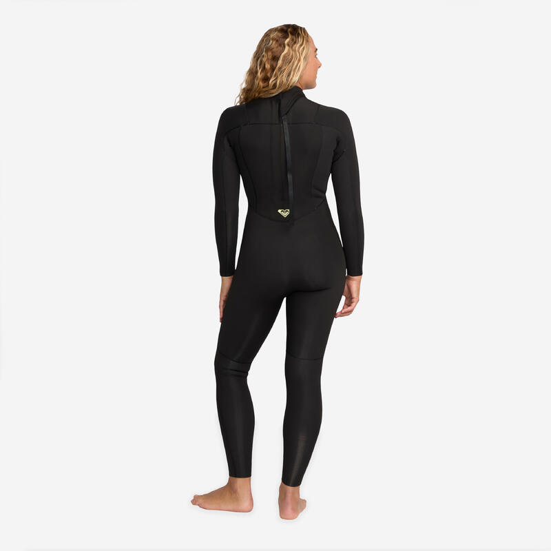 Combinezon surf 3/2mm ROXY, Prolog Negru Fermoar spate Damă