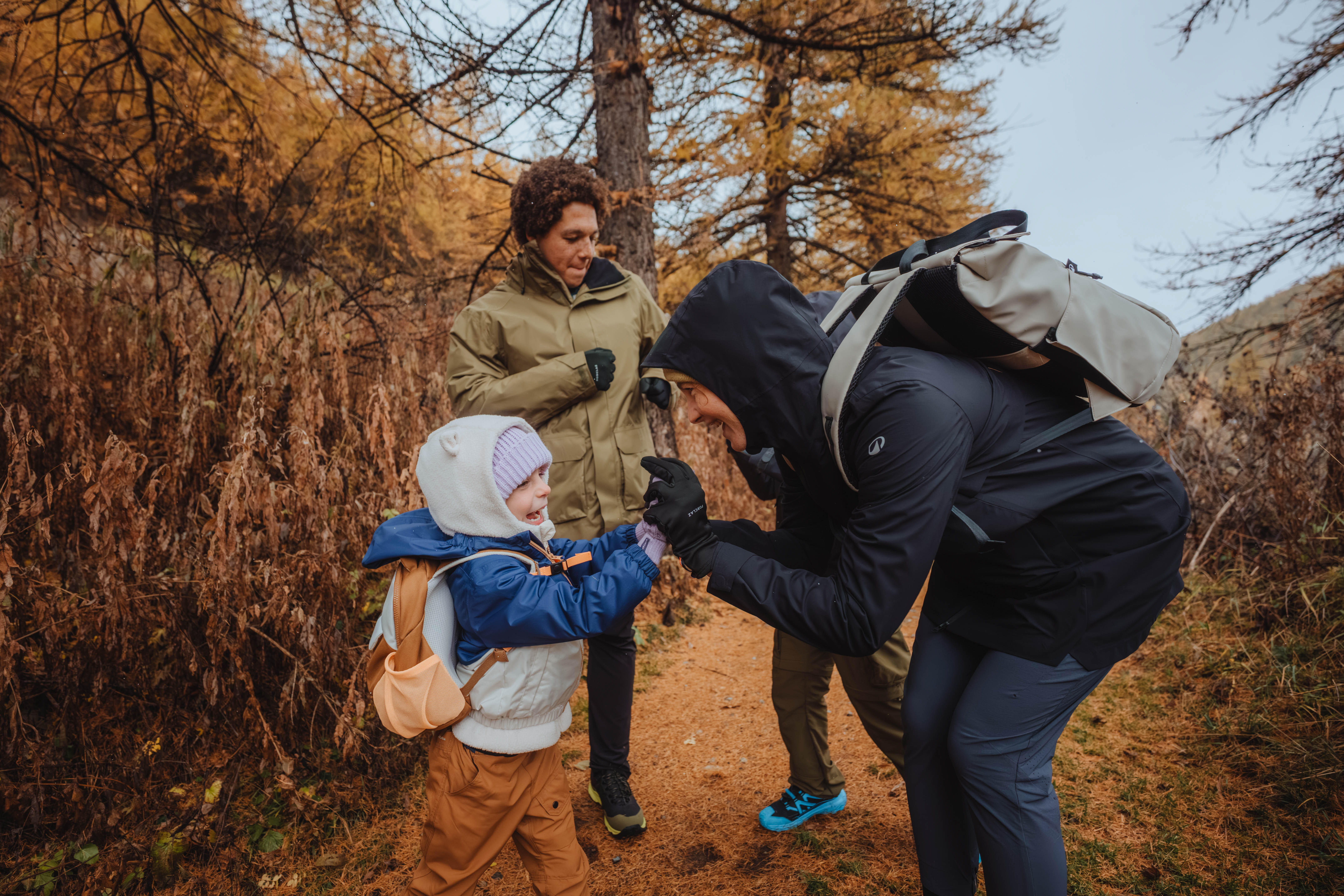 Kids’ Waterproof Hiking Jacket, MH 500 Age 2–6 - QUECHUA